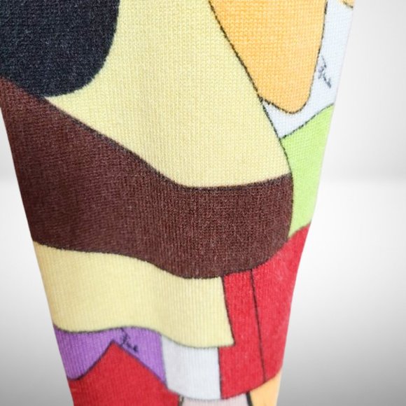 Emilio Pucci Iride Print Silk/Cotton Sweater Pullover Top - Size: 38 - Picture 12 of 16